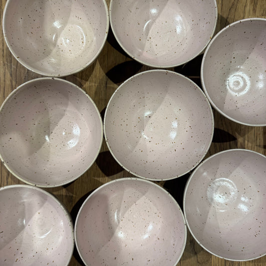 Miska różowa Spiek Ceramiczny