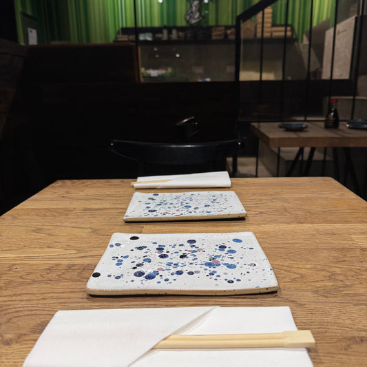 Talerz prostokątny Spiek Ceramiczny